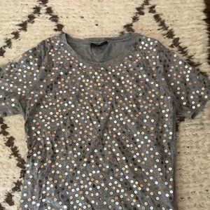 J.Crew Sequin T-Shirt